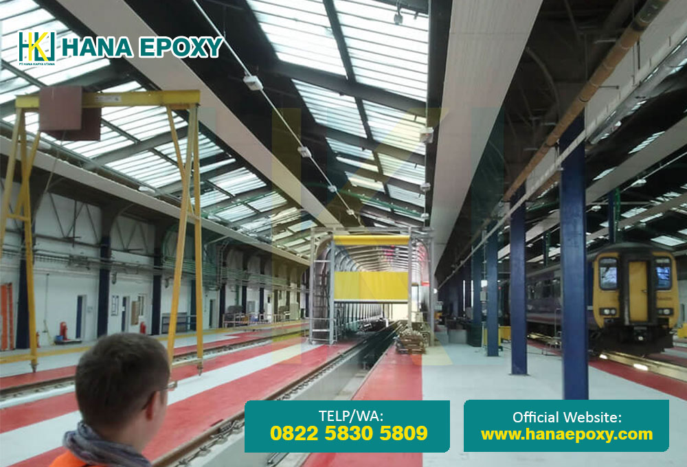 Jasa Epoxy Lantai Stasiun Kereta